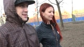 Alluring redhead perfection Inga flaunts her sweet body