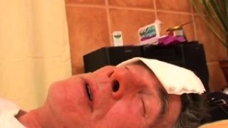 Astounding redhead Kate with round natural tits fucking hard