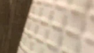 Busty curly brunette with big boobs fucks on couch