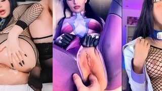 Busty teen brunette fucks big black cock