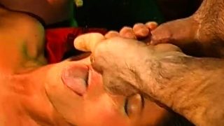 Extreme gangbang and bukkakes on german sluts