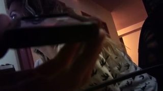 Heavenly brunette woman fucks hard till climax