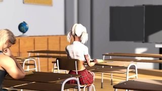 Horny college girl gets hard anal fuck by a black big coc