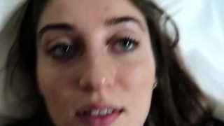 Hot amateur chick in hardcore pov sex