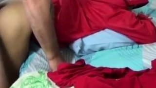indo maid get fucked by white guy in her room