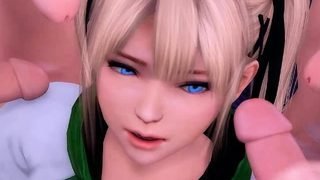 Naked Babes Enjoyed a Big Cock 3D Cartoon Collection