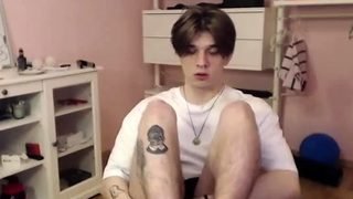 Solo masturbation and gay climax