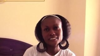 Sweet Ebony Goddess Gets Wet Pussy