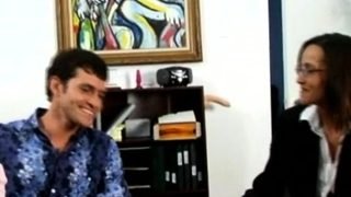 Sweet girlfriend with huge tits enjoys facials after sex